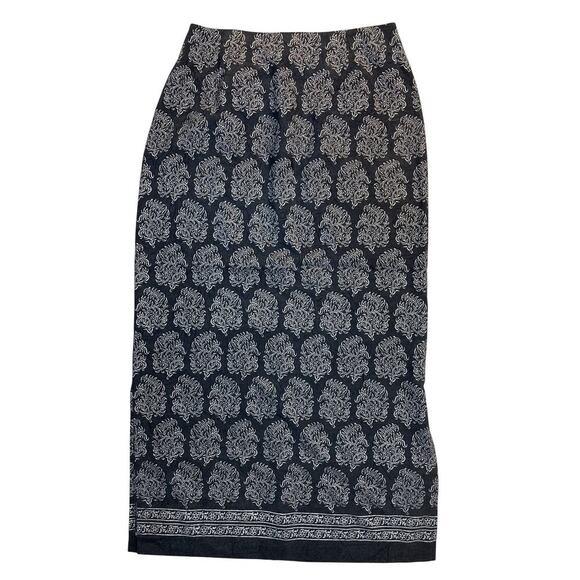 Jacqueline Ferrar Maxi Skirt Women’s Y2K Sz 10 Moroccan Boho Femme Side Slits - Picture 1 of 8